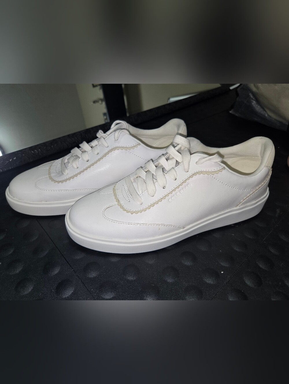 Cole Haan Grand 360 White Leather Sneakers – Women’s Size 9